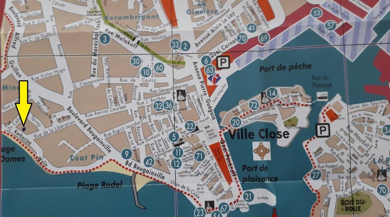 Studio Face A La Mer Concarneau Εξωτερικό φωτογραφία